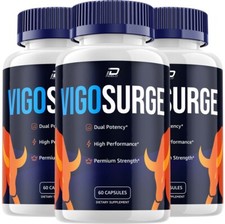 (3 Pack) Vigo Surge for Men - VigoSurge Vitamin Complex Pills (180 Capsules)