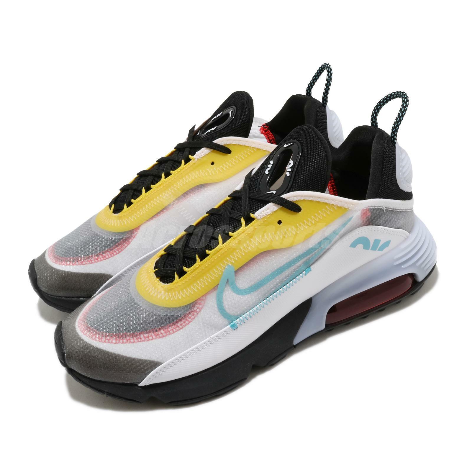 Nike Air Max 2090 White Bleached Aqua Black Yellow Men Casual Shoes CT1091-100  - Shopping.com