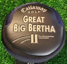 Callaway Great Big Bertha II Driver Head Cover Headcover Black, Free S&H