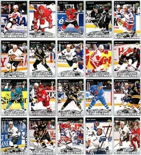 1992-93 UPPER DECK WORLD JUNIOR GRADS INSERT CARDS - U PICK SINGLES - FINISH SET