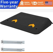 🆕3.5" Rubber Threshold Ramp 33000 Lbs Capacity Wheelchair Ramp with Non-Slip