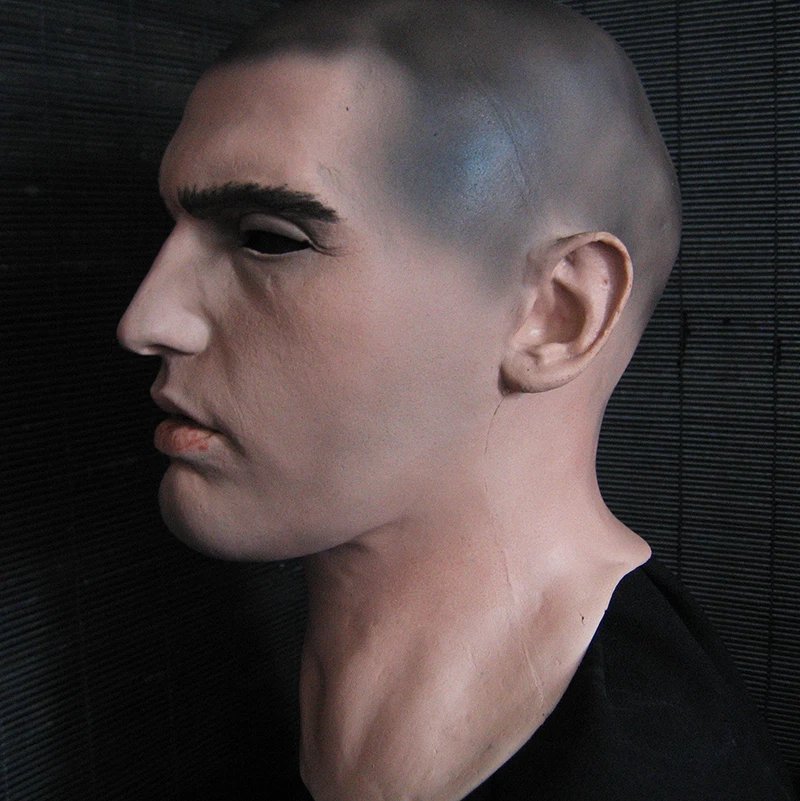 Latex Mask DOMINIC - Realistic Male Face Rubber Gum Skin Effect Man Full Mask - Image 4 of 4