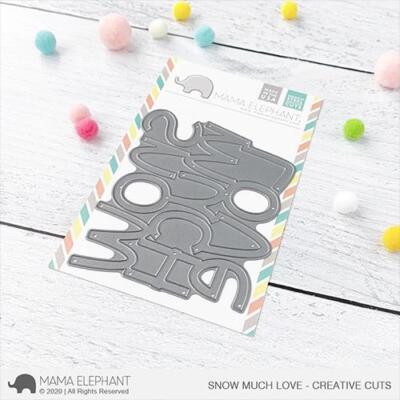 Mama Elephant, Creative Cuts/ Stanzschablone, Big Snow Much Love