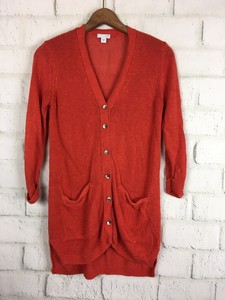 red button down sweater