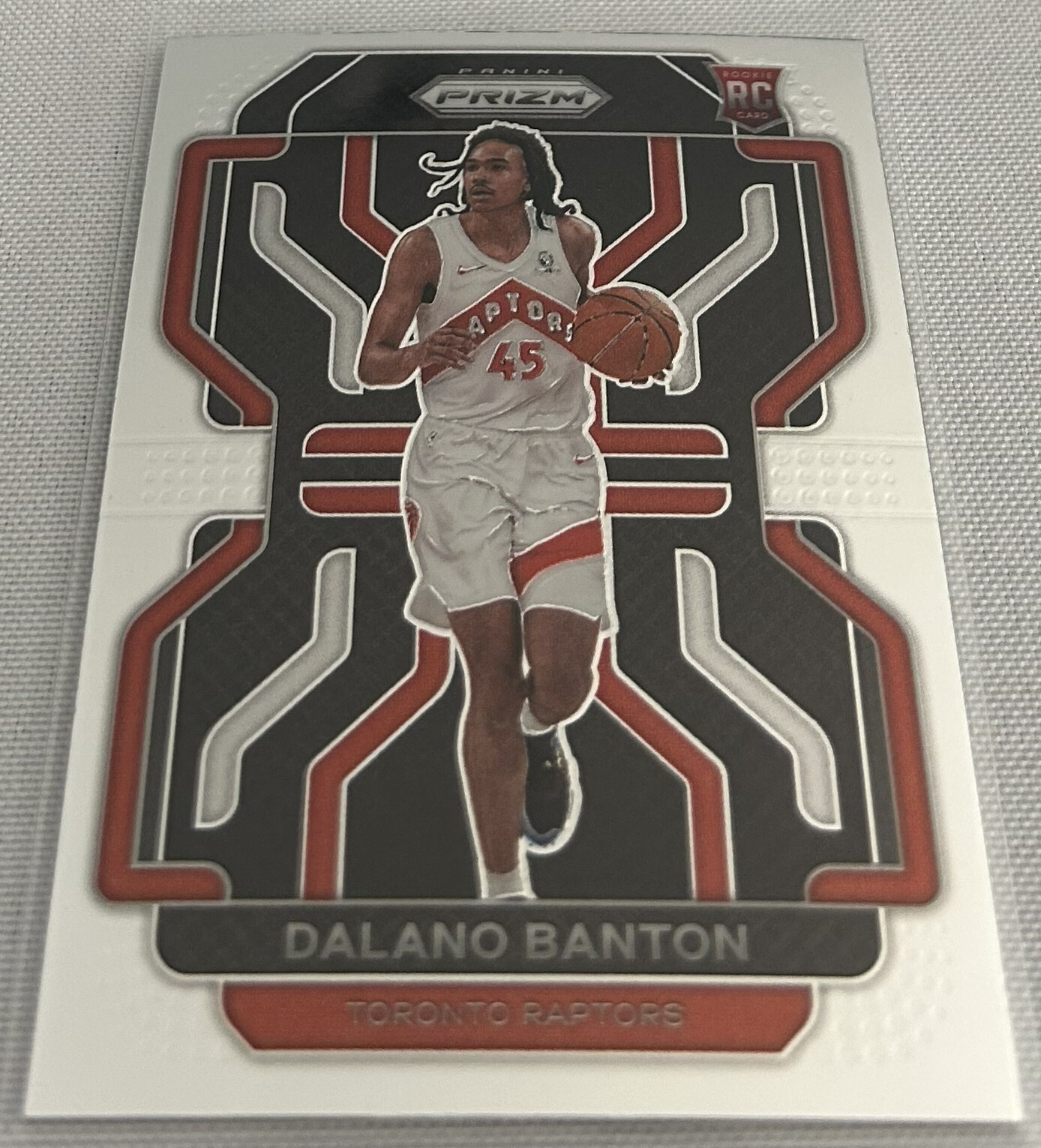 2021-22 Panini Prizm Basketball Dalano Banton Toronto Raptors Rookie #328