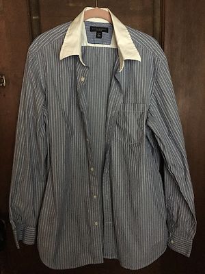 arch fit dress shoes Comfort Stretch Non-Iron Stripe Dress Shirt With Contrast Trim main image 0