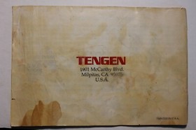 RBI Baseball (Nintendo NES) Instruction Manual Damaged