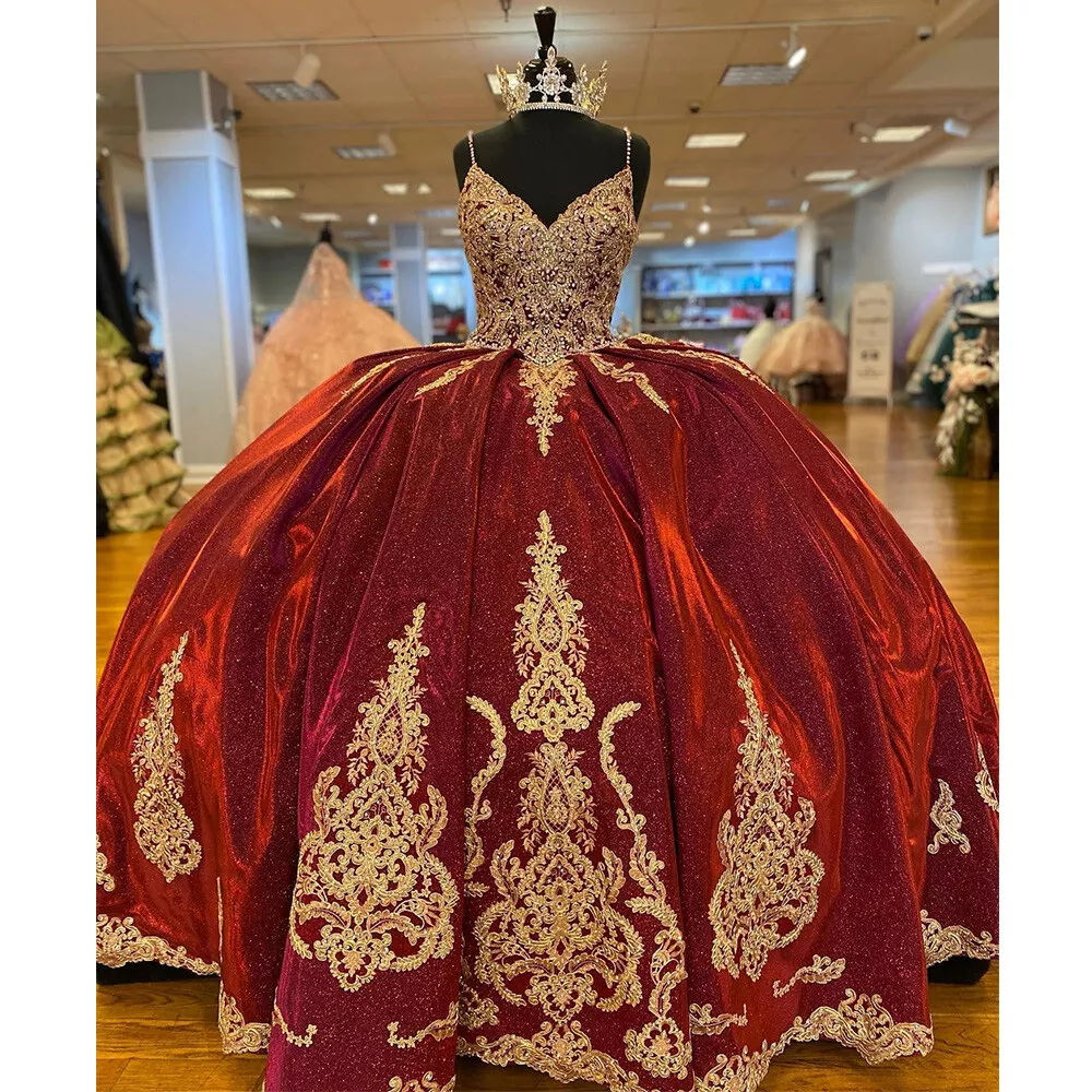 Burgundy clearance gold dress