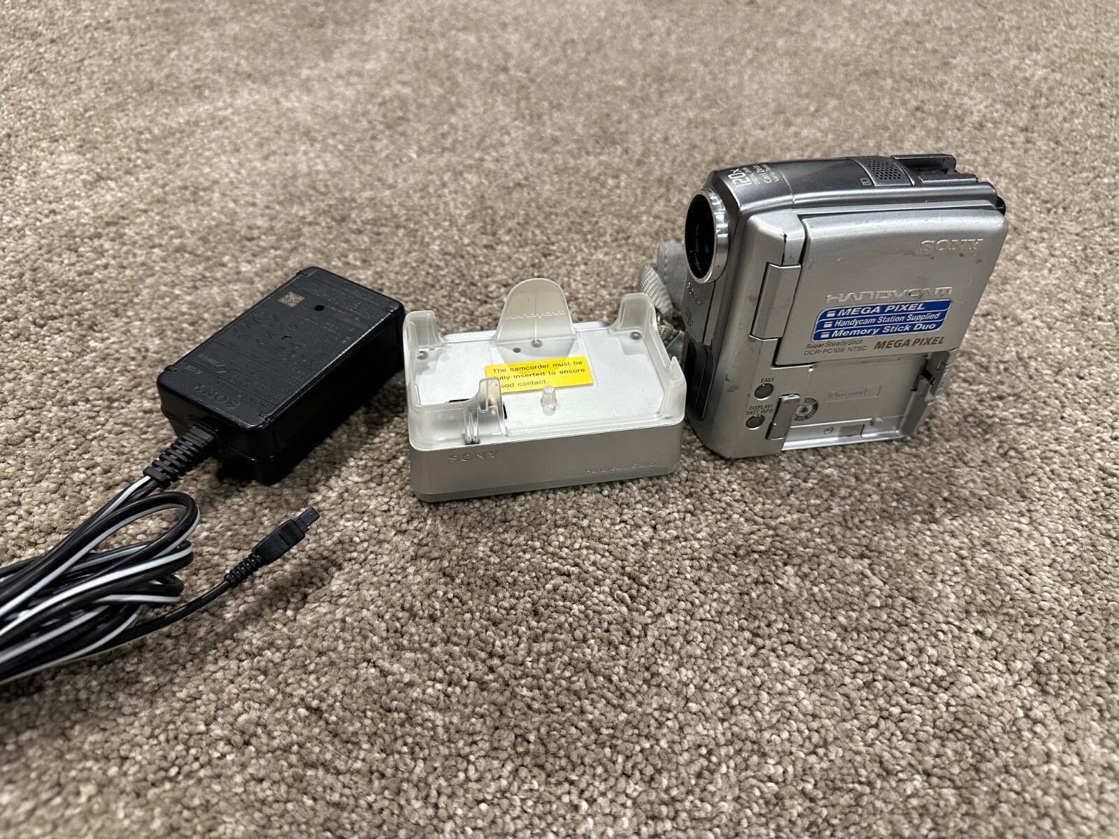 Sony DCR-PC109 MiniDV Camcorder with NightShot Cleaned Tested 60-Day Warranty