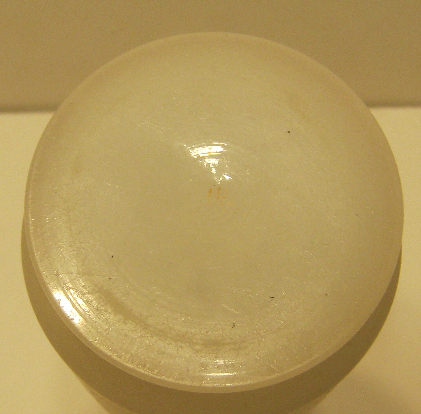 ANTIQUE Hand Painted & Hand Blown Milk Glass Vase EXCELLENT Condition