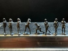1:64 Figures - Resin / unpainted - For Dioramas 205 Miniature Figures 164 Fig
