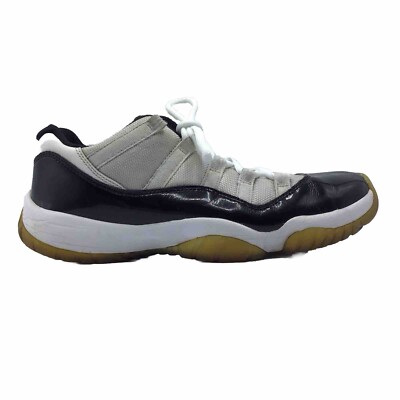 シューズ(男性用) AIR JORDAN11 RETRO LOW CONCORD 528895153 Nike air Jordan 11 retro low concord black white sneakers 528895