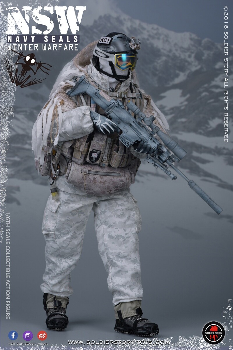 1/6 12インチサイズ NAVY NSW MARKSMAN SOLDIER STORY SS109 NSW NAVY SEALS WINTER WARFARE “MARKSMAN” 1/6