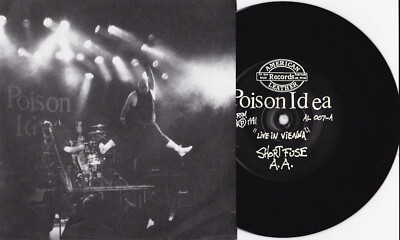 Poison Idea - Live In Vienna 7'' BLACK VINYL / # 995/2000 Portland Punk Hardcore