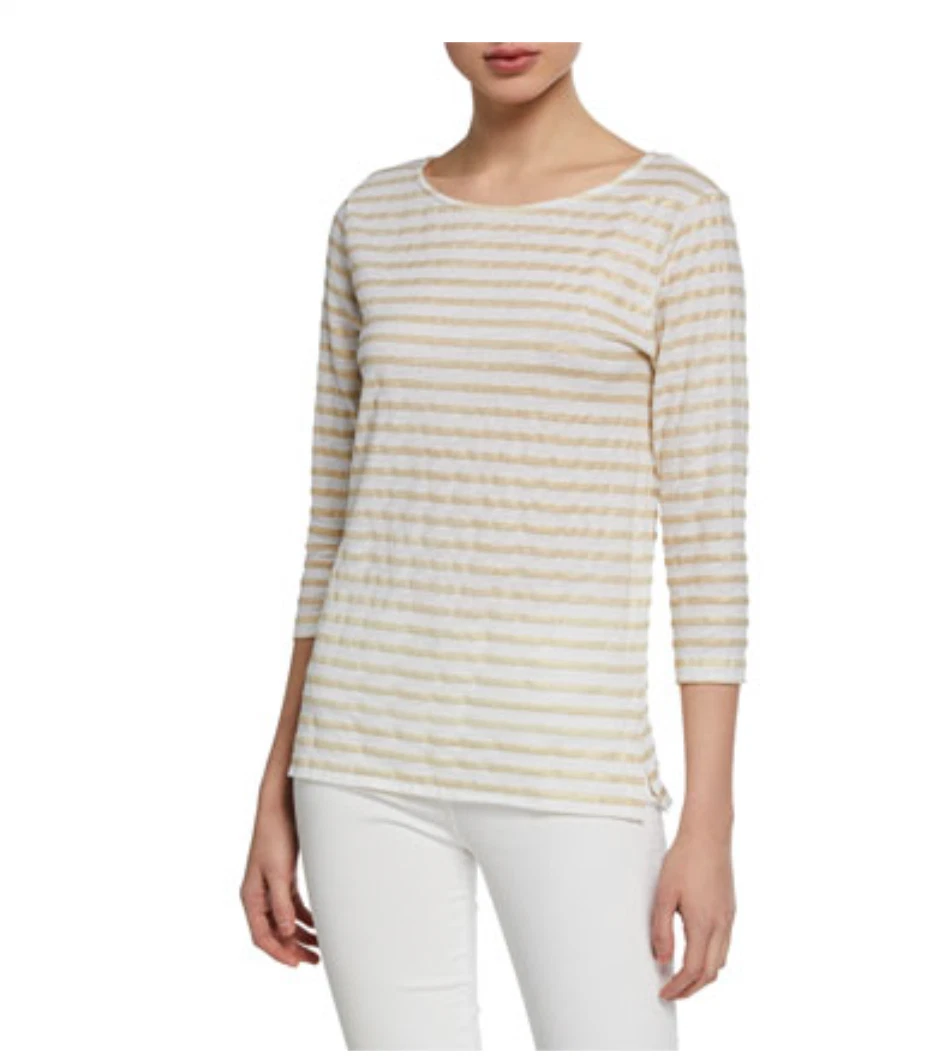 Majestic Filatures Longsleeve Metalic Crew Online