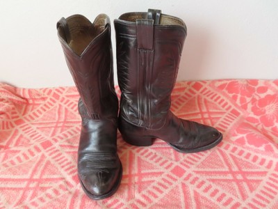 Vintage Rare M L Leddy Handmade Custom Boots Mens San Angelo Read Description Ebay