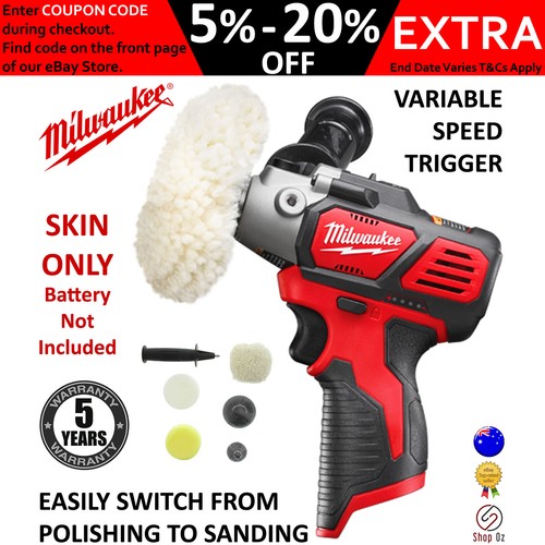 New MILWAUKEE CAR POLISHER SANDER 