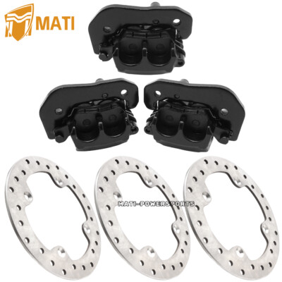 Front/Rear Brake Disc&Calipers for Can-Am Outlander 1000 850 800 650 570 500 450