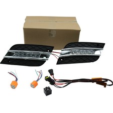1pair Fit 12w Led Daytime Running Lights Drl For 2006-08 Mercedes W164 Ml-class