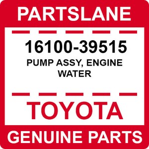 Toyota 16100 39515
