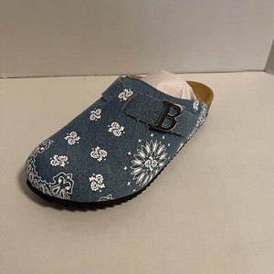 Denim Paisley Clogs | eBay