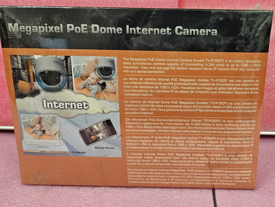 Cámara interior TRENDnet SecurView PoE Internet domo TV-IP262P Foto 4 de 4