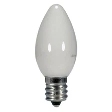 Satco S9157 0.5W C7/WH/LED/120V/CD