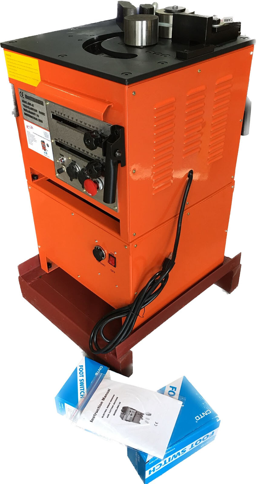 2 in 1 Electric Rebar Cutter & Bender Machine 8 25mm Cutting Bending