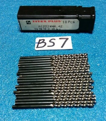 TITEX PLUS    A1222*NR.42  DIN 338  UFL  HSS  DRILLS   20 PCS