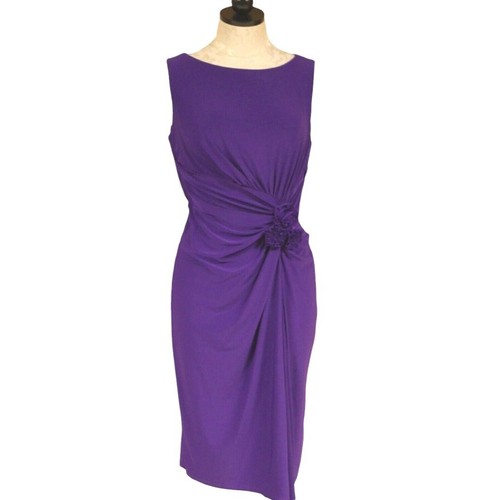 Sexy Bodycon Chaps Kleid Blumen Gr. Large Business Event Stretchig Midi