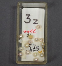 Posten Perlen Lagerbestand aus alter Goldschmiede pearl old goldsmiths