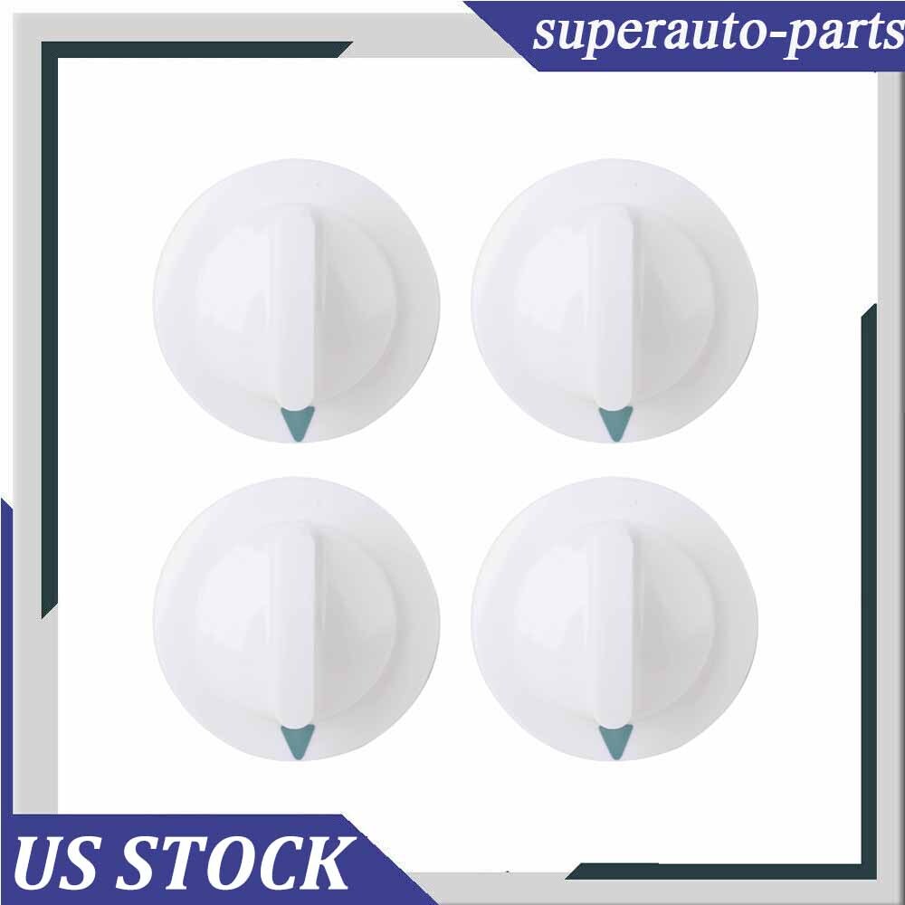 4pc Dryer Timer Knob Part D Shaped Shaft For GE & Hotpoint Dryers 1264289
