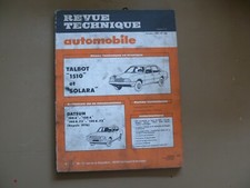 Revue technique Talbot SOLARA