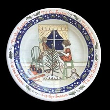 Fiesta Tis The Season Luncheon Plate 9 Homer Laughlin 2000 Christmas Y2k - Rare