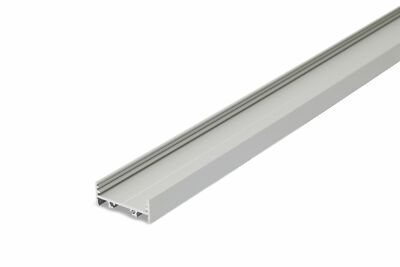 LED Aufputzprofil eloxiert für max. 31mm LED-Streifen / Abdeckung C9 - TIGRIS