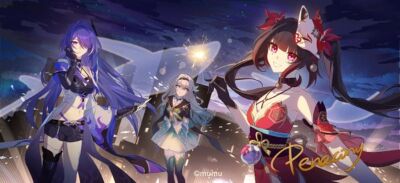 Anime acheron firefly honkai star rail sparkle bell Stitched Gaming Mat Desk