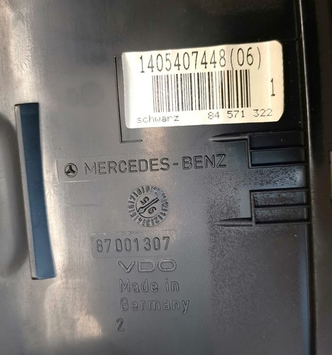 PANEL DE INSTRUMENTOS MERCEDES CLASE S S S320 W140 M104 VELOCÍMETRO SPEEDO 1405407448 - Imagen 4 de 11