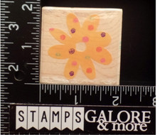 Inkadinkado Rubber Stamps 96028-3 DOTS BLOSSOM GARDEN FLOWERS 3288