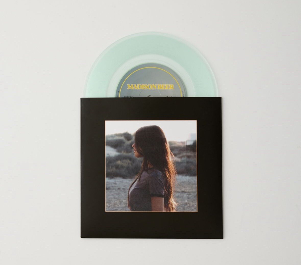 MADISON BEER 15 Minutes/Make You Mine 7” Coke Bottle Clear Vinyl UO Singles Day