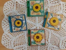 Stampin Up! SUNFLOWER STICKY NOTEBOOK With Mini Pen