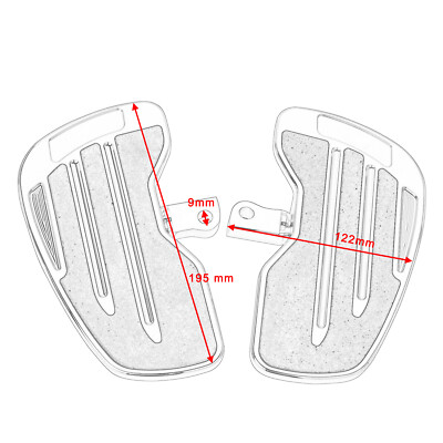 For H-D Sportster XL883 XL1200 CNC Front Rear Passenger Floorboard