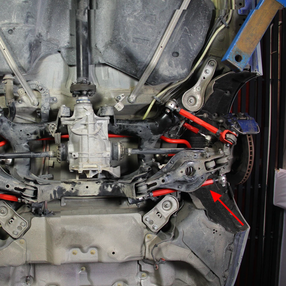 8pc Adjustable Rear Camber+Trailing+Toe Arms For BMW E90 E92 E93 325i 328i 330i Foto 4 de 4