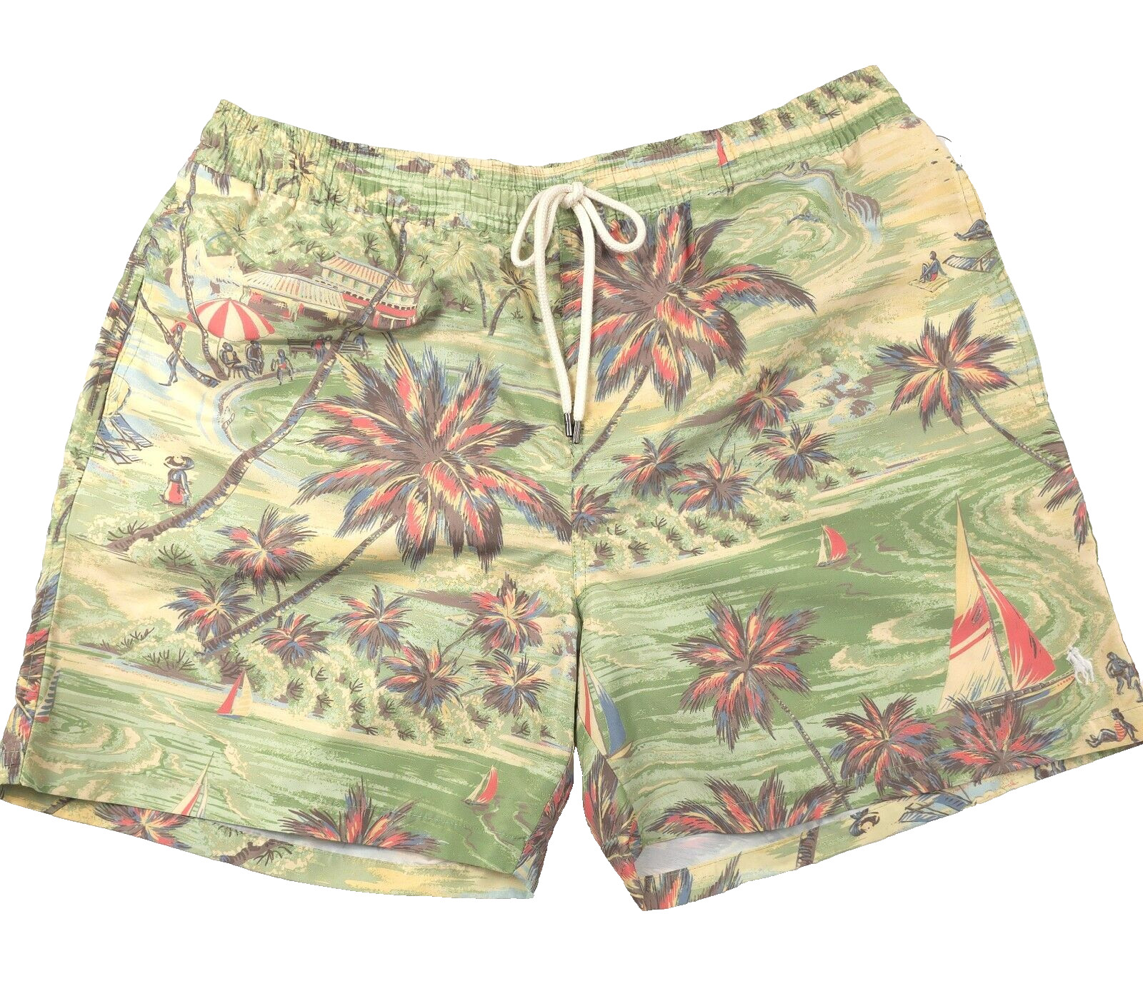 Классические плавательные шорты Polo Ralph Lauren Tropical Traveler Мужские Размер 2XL