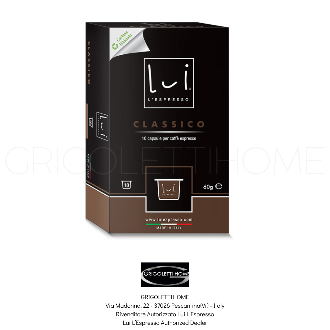 Lui l'Espresso CLASSICO 50 Coffee Capsules Retailer UK