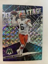 2021 Panini Mosaic Baker Mayfield Center Stage Silver Prizm #CS14