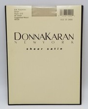 Donna Karan New York Pantyhose SM Style 223 Sheer Satin Palomino Granny Core