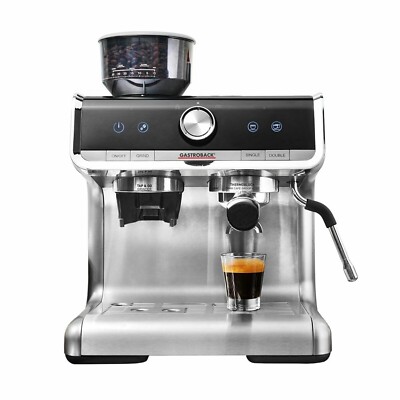 Gastroback 42616 Design Espresso Barista Pro Siebträger Espressomaschine 15 Bar