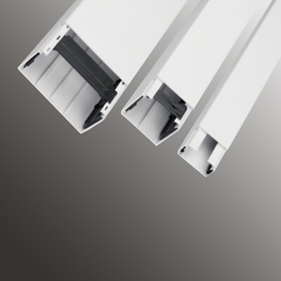 1 Meter Hager TEHALIT Kabelkanal PVC verkehrsweiß RAL9016 LF Endkappe