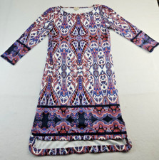 Cremieux Shirt Dress Womens Small Paisley Midi Dress