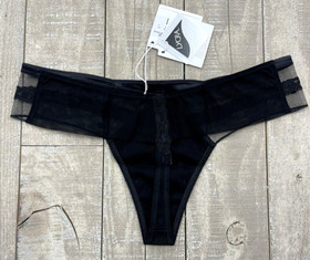 NWT $200+ La Perla Pepaisley Mesh Sheer G String In Black Size: 2 (US S)